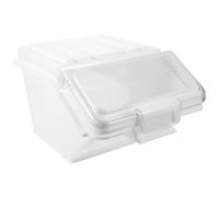 Veemoon Grand bac de stockage de farine pour cuisines professionnelles et domestiques - Distributeur alimentaire hermétique de 10 L pour riz, sucre, céréales et autres ingrédients de pâtisserie