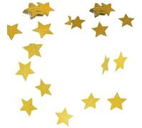 Veemoon Guirlande D'étoiles en Papier Doré 2m Décoration Suspendue pour Fêtes Anniversaire Maison Style Étoile Scintillante