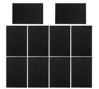 Veemoon Lot de 10 carnets vierges A5, format 20,6 x 14 cm, noirs, format | Papier blanc , sans lignes, 36 pages, idéal pour la composition, l'écriture, le dessin et le scrapbooking, pour les