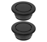 Veemoon Lot de 2 Bouchons filetés pour Trou de Parasol de terrasse sur | Cache-trou pour parasol, facile à installer, idéal pour les trous de parasols de table, diamètre intérieur 42 mm,