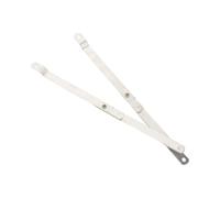 Veemoon Lot de 2 charnières de maintien pour couvercle de table pliante en acier inoxydable, charnière robuste pour couvercle de coffre, support latéral gauche pour bureau, armoire, 26 cm (10,24