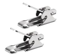 Veemoon Lot de 2 Pinces Ouvre-Noix en Acier Inoxydable, Éplucheur Graine de Tournesol Levier pour Faciliter Le Pelage des Graines de Melon et Tournesol
