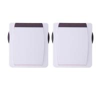 Veemoon Lot de 2 verrous de sécurité pour portes coulissantes en verre - Limiteurs de fenêtre coulissants auto-adhésifs, empêchent l'ouverture par les enfants, pour appartements en immeuble