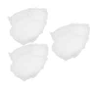 Veemoon Lot de 3 Pièces Nuage Decoration en Coton Blanc, Décoration Suspendue Créative pour Fête ou Mariage, Pendentif Nuage Déco Élégant et Original