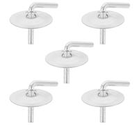 Veemoon Lot de 5 boulons de fixation pour socle de ventilateur sur pied, | Dispositif anti-basculement, poignée en forme de L, serrage manuel facile, pièce de rechange pour visserie cassée