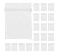 Veemoon Lot de 500 Mini Paquet Transparents 1,8 X 2,5 Cm en Polyéthylène 20 Microns, Pochettes Scellables à Fermeture Automatique, Paquet à Bijoux pour Petites Entreprises et Rangement