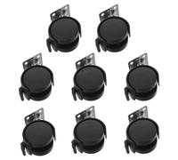 Veemoon Lot de 8 roulettes de rechange pour déshumidificateur, roulettes | Roulettes de 3,2 cm (1,25 po) pour déshumidificateurs de sous-sol, compatibles avec meubles, chariots, parquets, carrelages