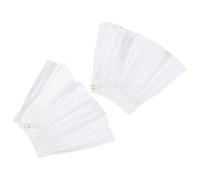 Veemoon Manchette Extensible en Chiffon Blanc pour Blouse et Pull, Accessoire Décoratif et Pratique, Style Élégant et Simple, pour Fille ou Petite Amie