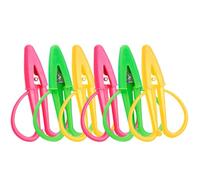Veemoon Mini Ciseaux à Broder Ergonomiques en Acier Inoxydable, Lot de 6 avec Protection Silicone, Conçus pour Travaux de Couture et Coupe de Fil à Usage Domestique