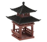 Veemoon Miniature Pagoda Résine Décor Aquarium Abri Aquatique Zen Jardin Japonais Micro Paysage Ornements