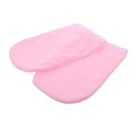 Veemoon Moufles Hydratants de Spa en Coton et Velours pour Mains, Réutilisables Ajustement Sécurisé, pour Bain de Cire Chaude à Domicile pour Femme