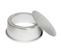 Veemoon Moule à Gâteau Rond Fond Amovible de 25cm en Aluminium Anodisé Finition Antiadhésive Résistante la Rouille, pour Cheesecakes et Layer Cakes