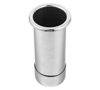 Veemoon Organisateur D'outils de Coiffure en Acier Inoxydable : Support avec Couvercle pour Sèche-cheveux, Support pour Fer à Friser et Accessoires - pour Salon, Salle de Bain et