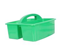 Veemoon Panier pour Organiser Vert en Plastique de Rangement Multifonction Compartiments, Résistant et Léger, pour Bureau Cuisine Outils de Nettoyage et Bouteilles