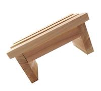 Veemoon Petit Tabouret en Bois, Repose-Pieds Pratique à Design Simple pour Garçon et Filles, Banc Compact et Résistant pour Usage Domestique