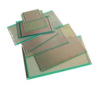Veemoon Plaques D'essai Soudables en Fibre de Verre Verte, Lot de 8 Pièces Tailles Variées, Carte PCB Simple Face pour Prototypage Électronique, Soudure Stable et Isolation