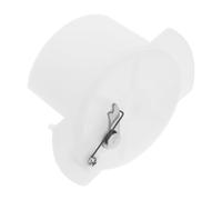 Veemoon Plastique Poignée de Rechange Blanc pour Parasol de Terrasse | Pièce Détachée pour Jardin et Patio, Réglage D’angle, Usage Extérieur, Design Élégant