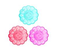 Veemoon Plateau à Œufs 3 Pièces 24x3 Cm en Plastique Solide, Boîte de Rangement Multifonctionnelle pour Réfrigérateur, Organisateur D'œufs Compact et Pratique Cuisine et Couleur