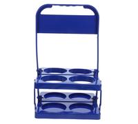Veemoon Porte-bières Portatif Pliable PP Bleu Fête Bière | Rangement Panier, Casier Bouteille, Pte Bouteilles, Petites Bouteilles, Design Classique Pratique, Léger