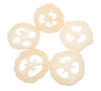 Veemoon Porte-savonnette pour Savonnette Lavable en Luffa Naturel 5pcs Plateau de Rangement Matériau Luffa Beige, Forme Simple et Pratique pour Garder le Savonnette pour Salle de Bain