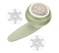 Veemoon Rasoir à Peluches Enlève-peluches USB Rechargeable 400 Ma Portable à Main en Plastique et Métal pour Moufles et Écharpes, Maison et Voyage, Vert Clair