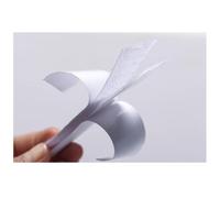 Veemoon Ruban Adhésif à Boucle Auto-agrippante Blanc, 5pcs, en Nylon Réutilisable Forte Tenue, pour Murs et Bureau
