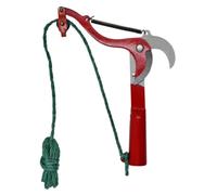 Veemoon Sécateur Extensible pour Arbres avec Corde, Outil de Jardinage en Acier pour Élagage Lourd et Récolte, pour Automne Décoraion et Coupe de Branches