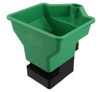 Veemoon Semoir à Manivelle, Épandeur de Semences Portatif, Jardinage et Extérieur, Plastique Vert, Rotatif, pour Fleurs et Carottes, Léger et Compact