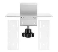 Veemoon Support de multiprise de Bureau, Fixation par Pince réglable sans | Support de multiprise amovible 14-54 mm pour bureau, fixation stable sur les bords du bureau, gain de place pour le travail,