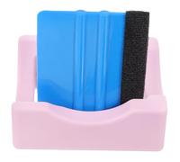 Veemoon Support de Tasse avec Raclette en Feutre Couleur Aléatoire en Silicone Antidérapant Berceau pour Gobelet et Tasse, Accessoire pour Décoration et Sublimation de Boissons