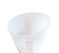 Veemoon Tasse à Mesurer en Silicone Alimentaire 250ml Double Échelle, Corps Flexible et Rangement Compact, pour Accessoires de Bar et Cafetière Couleur Aléatoire