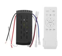 Veemoon Télécommande Universelle pour Ventilateur de Plafond avec kit de contrôleur de Vitesse de Ventilateur léger, télécommande de Remplacement et Accessoires sans Batterie