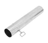Veemoon Tuyau de poêle en acier inoxydable, conduit de cheminée, 42,3 cm | Conduit de ventilation et d'évacuation des fumées pour poêles à bois, à mazout, à charbon ou à gaz, fournaise extérieure