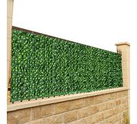 Veeteah Clôture d'intimité en lierre artificiel, l'environnement, rouleaux haie d'intimité | Toile fond naturelle protégée contre les UV pour balcon, jardin, clôture en rotin