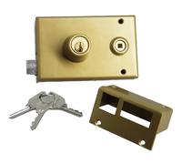 VEGA 120400-01-2A Serrure monopoint en applique horizontale cylindre 45 mm gauche