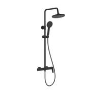 Vega round colonne de douche téléscopique noir mat - ROCA A5A976ENB0