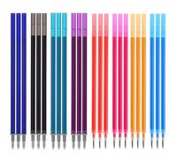 VEGCOO 24 Recharges Effaçables pour Stylos, 0.7mm Mines Rechargeables pour Stylos Gel Effaçables Compatibles Avec Legami, 8 Couleurs - Encre Thermosensible, Sans Bavure, Grande Longueur d’écriture