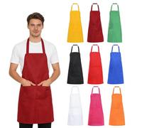 Vegena Lot de 10 Tabliers de Cuisine, Art Tabliers, Travail Tabliers,Poterie Tablier Imperméable Artistes Peinture Tablier pour Femmes Hommes pour Maison Restaurant Artisanat Jardin BBQ