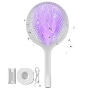 Vegena Tapette À Mouches Électrique, Raquette Electrique Insectes, Tapetteà Mouche Électrique, Raquette Moustique Electrique Lampe Anti Moustique Anti Mouche Anti Guepe Attrape Mouche Tue Mouche