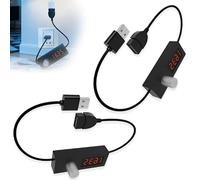 VEGOATY Lot de 2 câbles de commutation à minuterie USB : câble de commutation numérique USB 5 V 2 A avec minuterie de compte à rebours, interrupteur automatique USB avec fonction compte à rebours avec