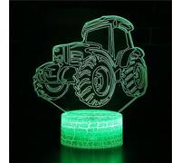 Veilleuse 3d En Forme De Camion, Lampe Led À 7 Couleurs, Cadeau D'anniversaire Pour Garçon, Petit Ami, Homme, Enfant, Fan De Sport, Éclairage, Jouets Décoratifs-12