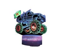 Veilleuse 3D en forme de voiture FONGWAN Lampe de bureau 7 couleurs avec Smart Touch et télécommande