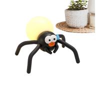 Veilleuse amusante à LED pliable en forme d'araignée | Veilleuse de forme changeante pour chevet, table de chevet, table, bureau, chambre d'enfant, chambre à coucher, salon