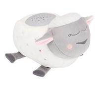 Veilleuse Badabule Peluche musicale Blanche et Grise Neutre G