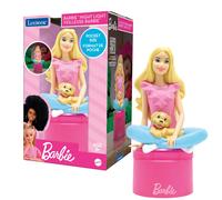 Lexibook Veilleuse LED 3D Barbie NLJ01BB – lumière douce, à piles, variation de couleurs, rose