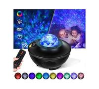 Veilleuse bébé 3 en 1 LED Laser Projecteur d'étoiles Bluetooth WIFI Haut-parleur