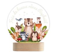 Veilleuse bébé Animaux de la forêt Personnalisable LED, veilleuse Animaux de la Jungle