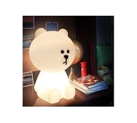 Veilleuse bébé créatif Lamparas lampe éclairage ours brun lumière chambre d'enfant G