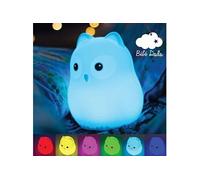 Veilleuse Bébé & Enfant Lumière LED Douce Apaisante Incassable Rechargeable USB - Change de Couleur - Basse Consommation