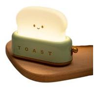 Veilleuse Bébé Enfant Pain Toasté FONGWAN Rechargeable et Minuterie Chevet de Chambre à Coucher pour Cadeaux - Vert Vert G